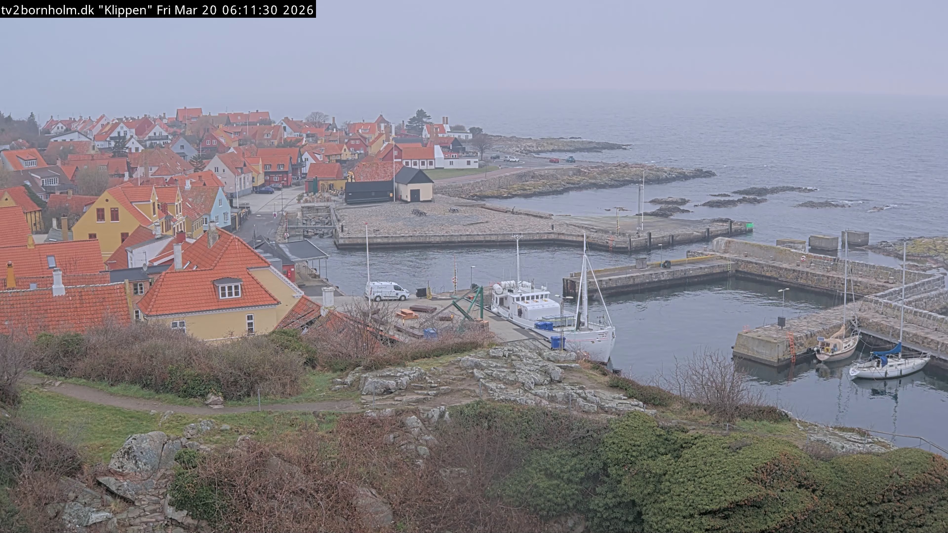 Webcam Gudhjem, Bornholm, Hovedstaden, Dänemark