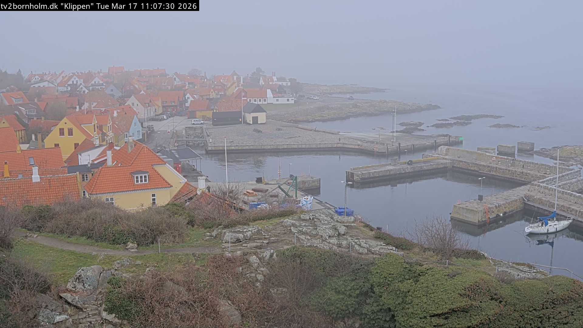 Webcam Gudhjem, Bornholm, Hovedstaden, Dänemark