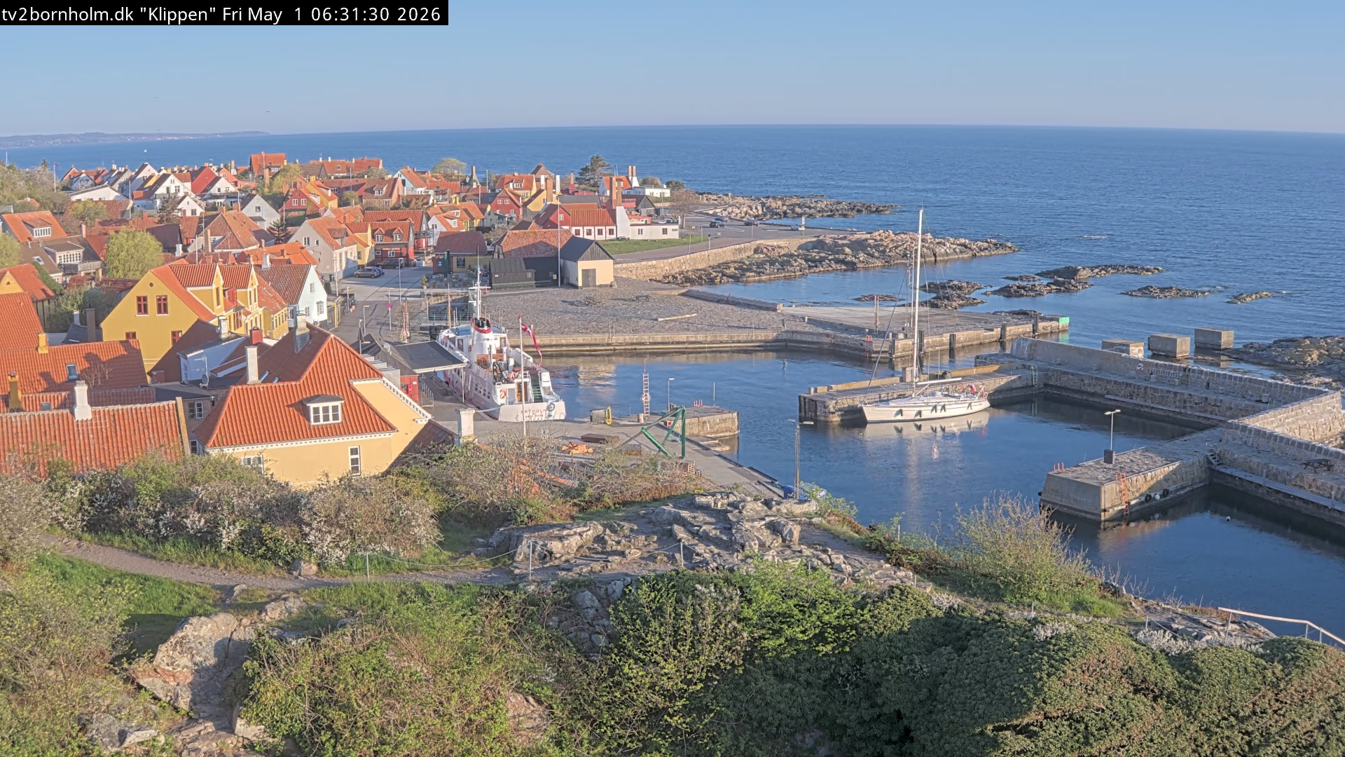 Gudhjem Bornholm Klippen