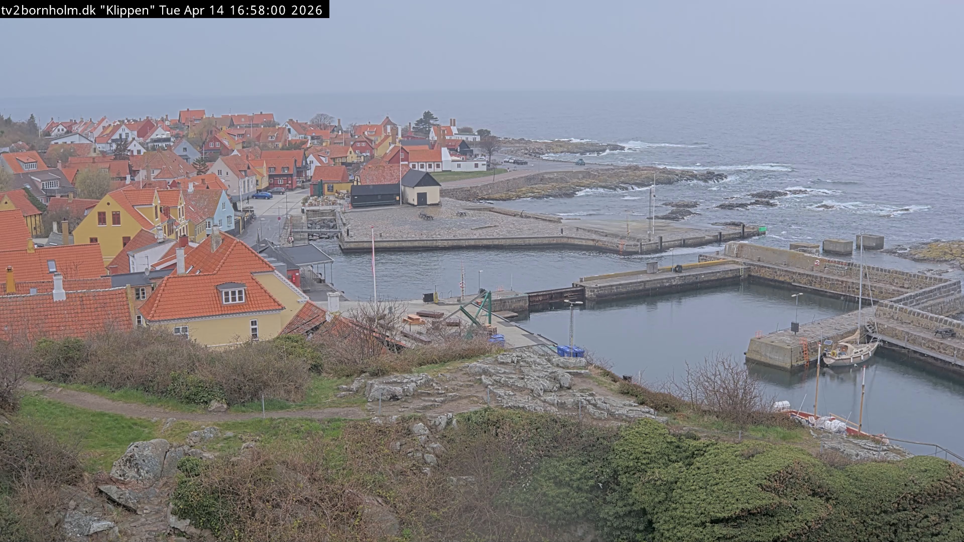 Gudhjem Bornholm Klippen