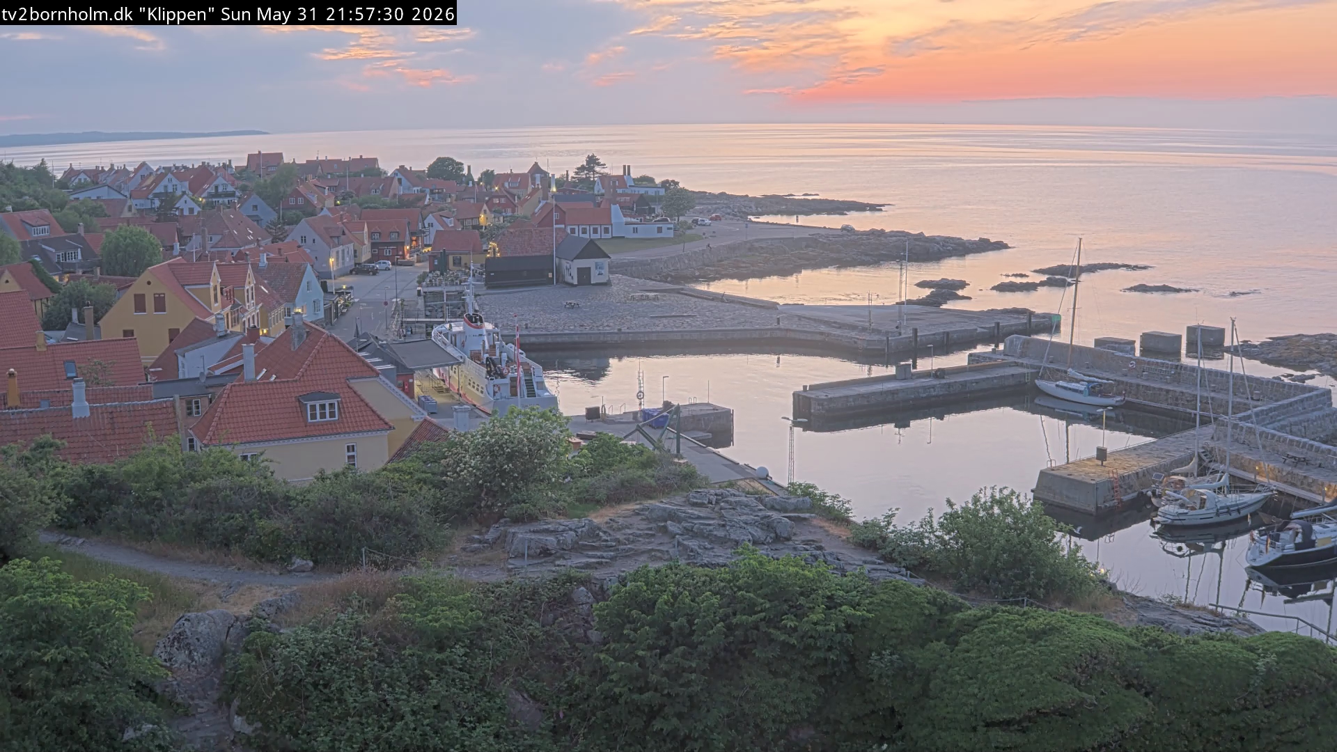 Gudhjem Bornholm Klippen