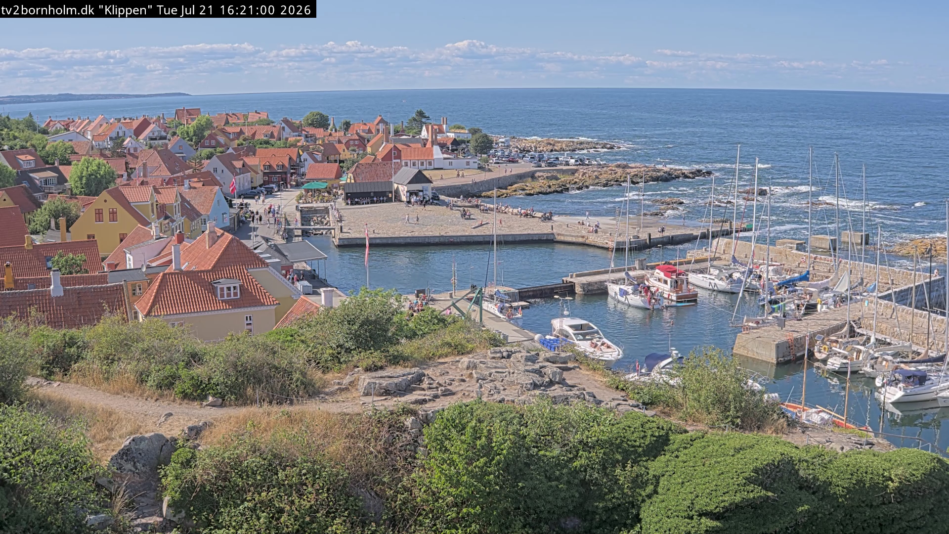 Gudhjem Bornholm Klippen